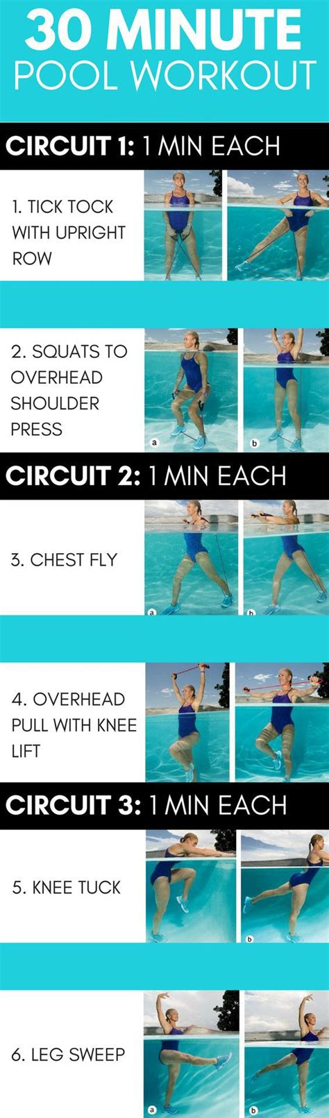 swimming pool poses|30 minute water workout.